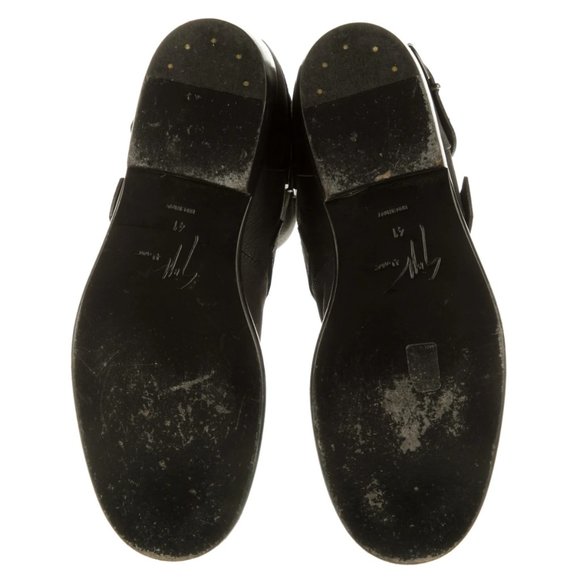 Men's Giuseppe Zanotti Nubuck Mid-Calf Moto Boots Size 41 - Picture 6 of 8